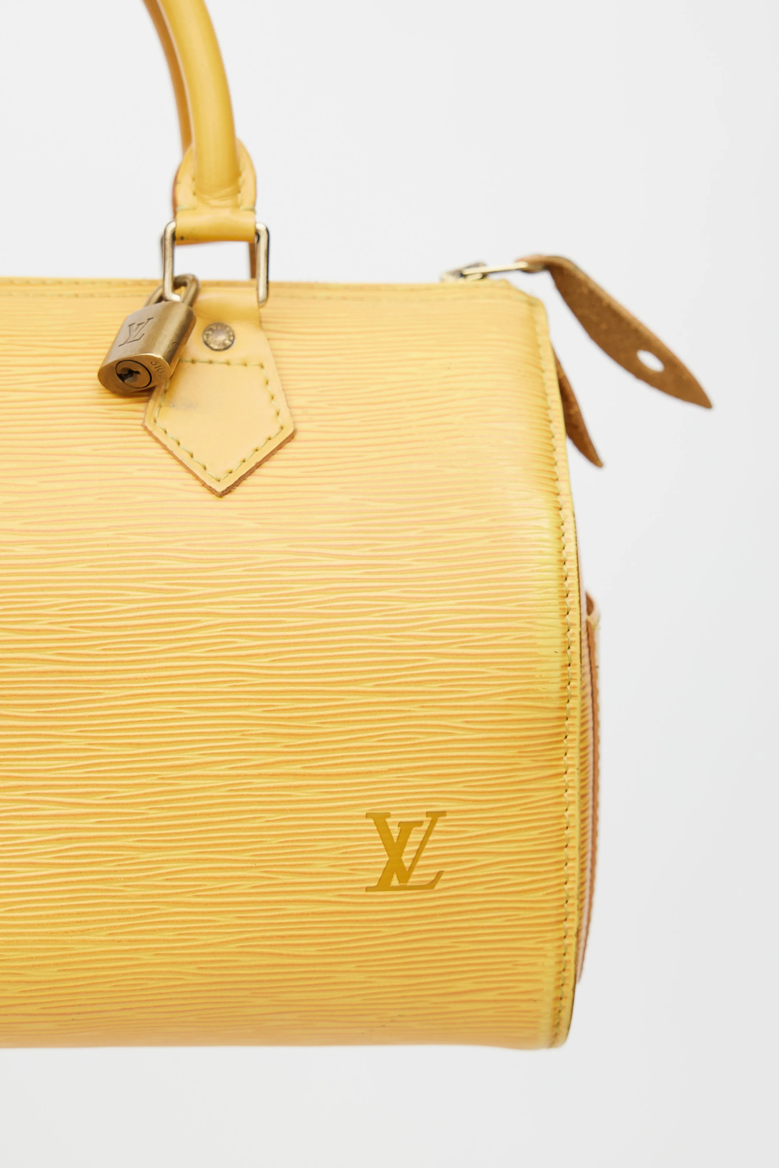 1992 Yellow Epi Leather Speedy 25 Bag