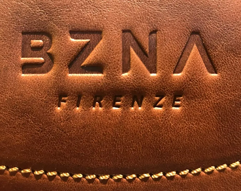 BZNA Firenze Bag Nicola Medio cognac Weekender Reisetasche Business Bag Italy Handtasche Tasche Leder Neu