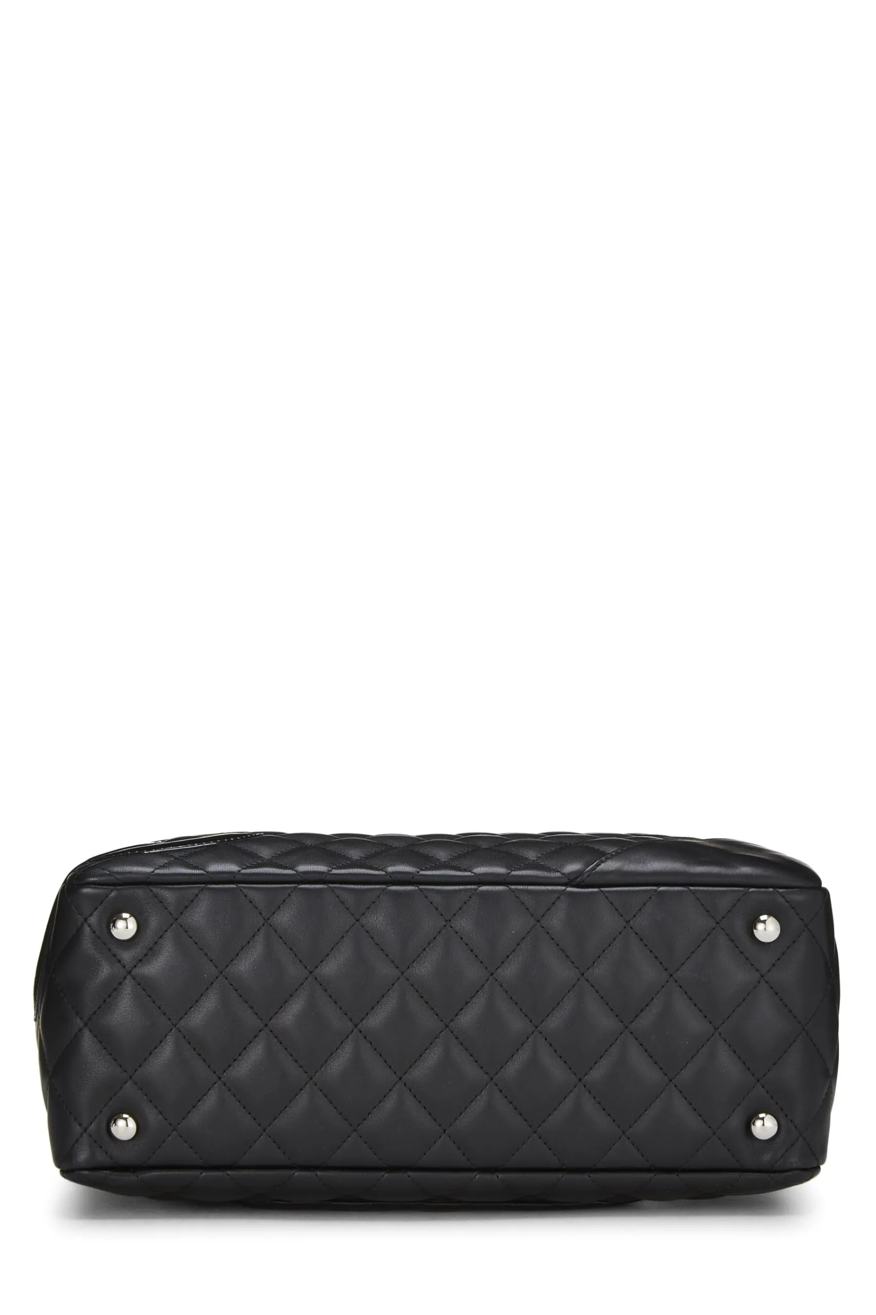 Chanel,  Black Calfskin Cambon Bowler, Black