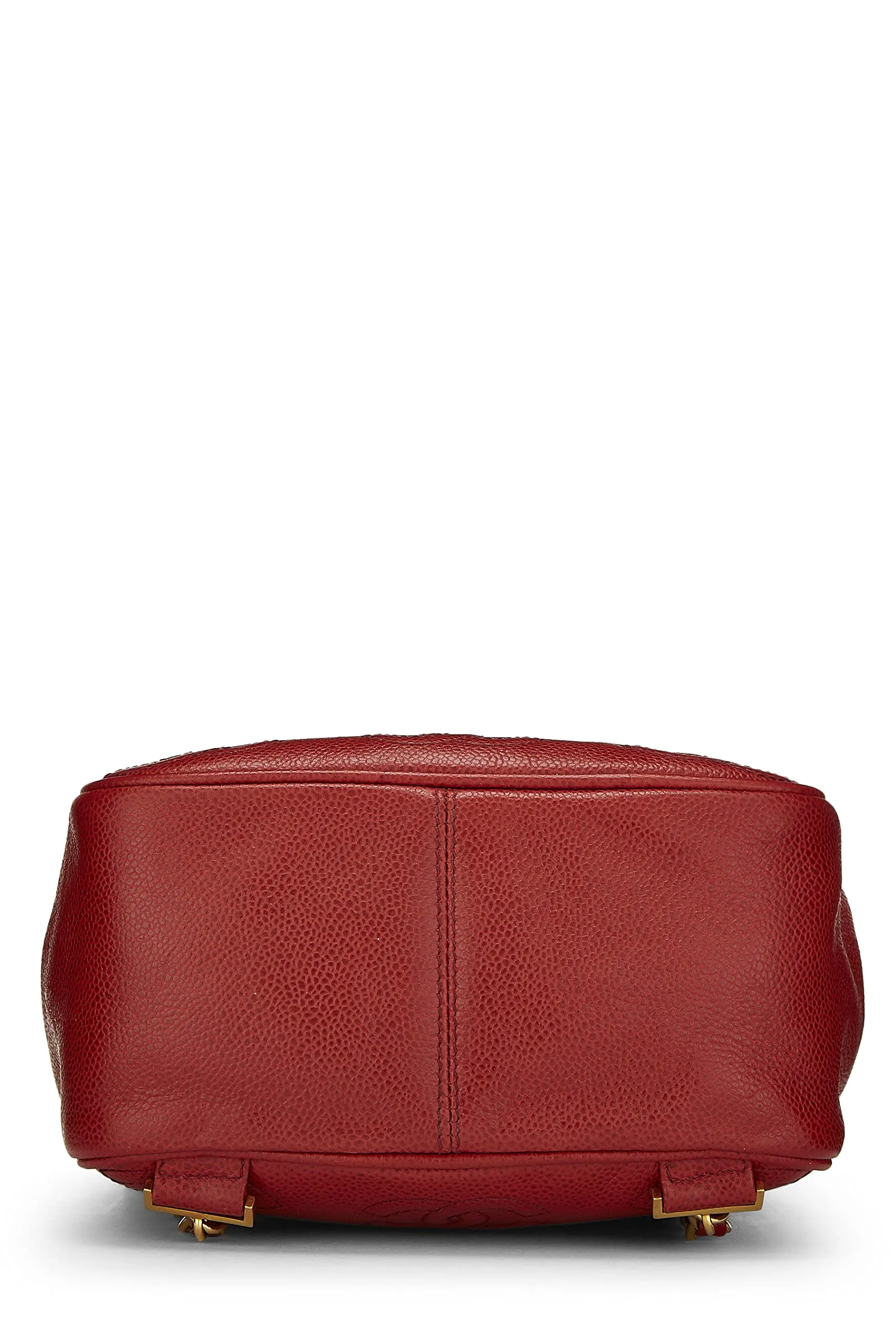 Chanel,  Red Caviar 3 'CC' Backpack Medium, Red