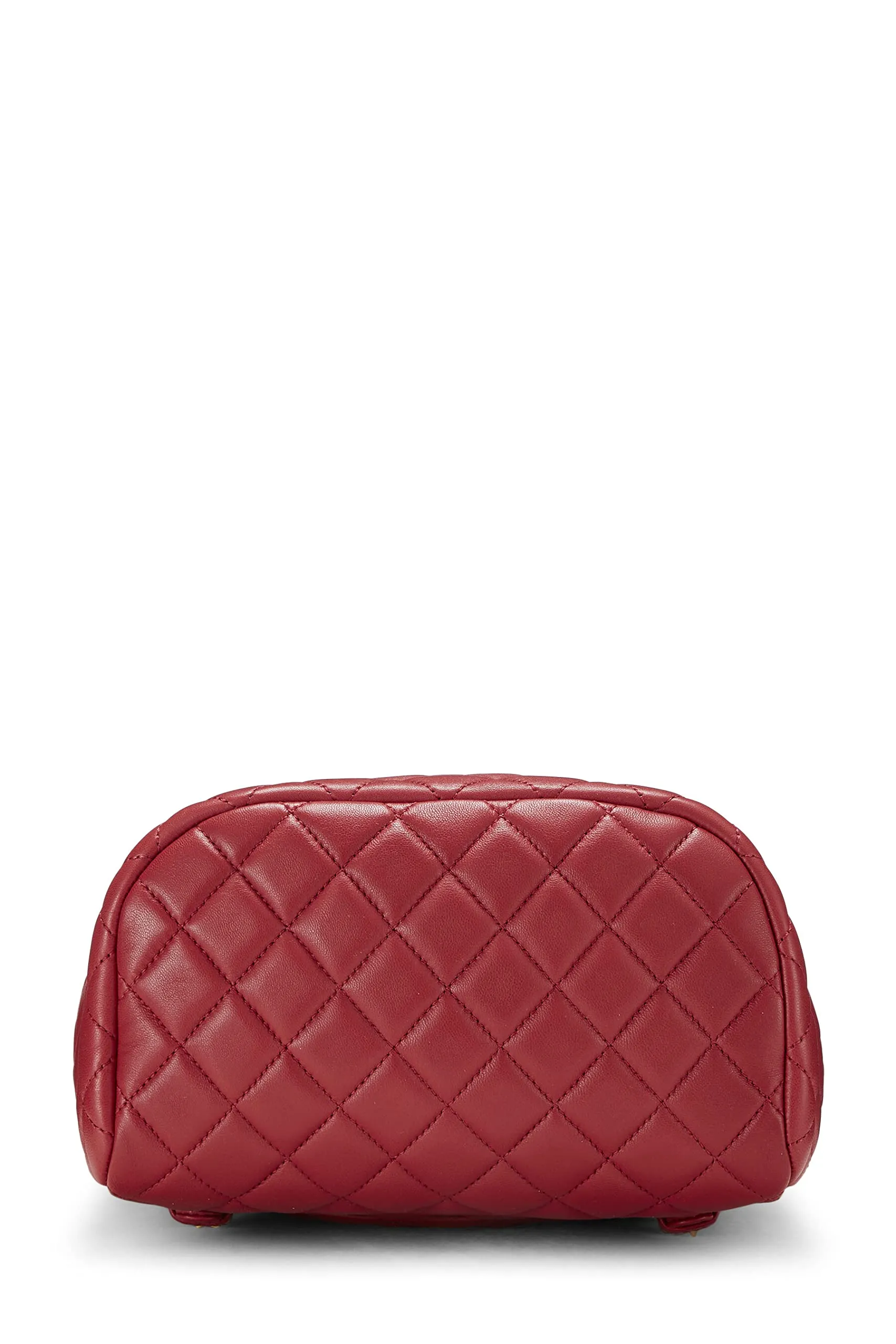 Chanel,  Red Quilted Lambskin Urban Spirit Backpack Small, Red