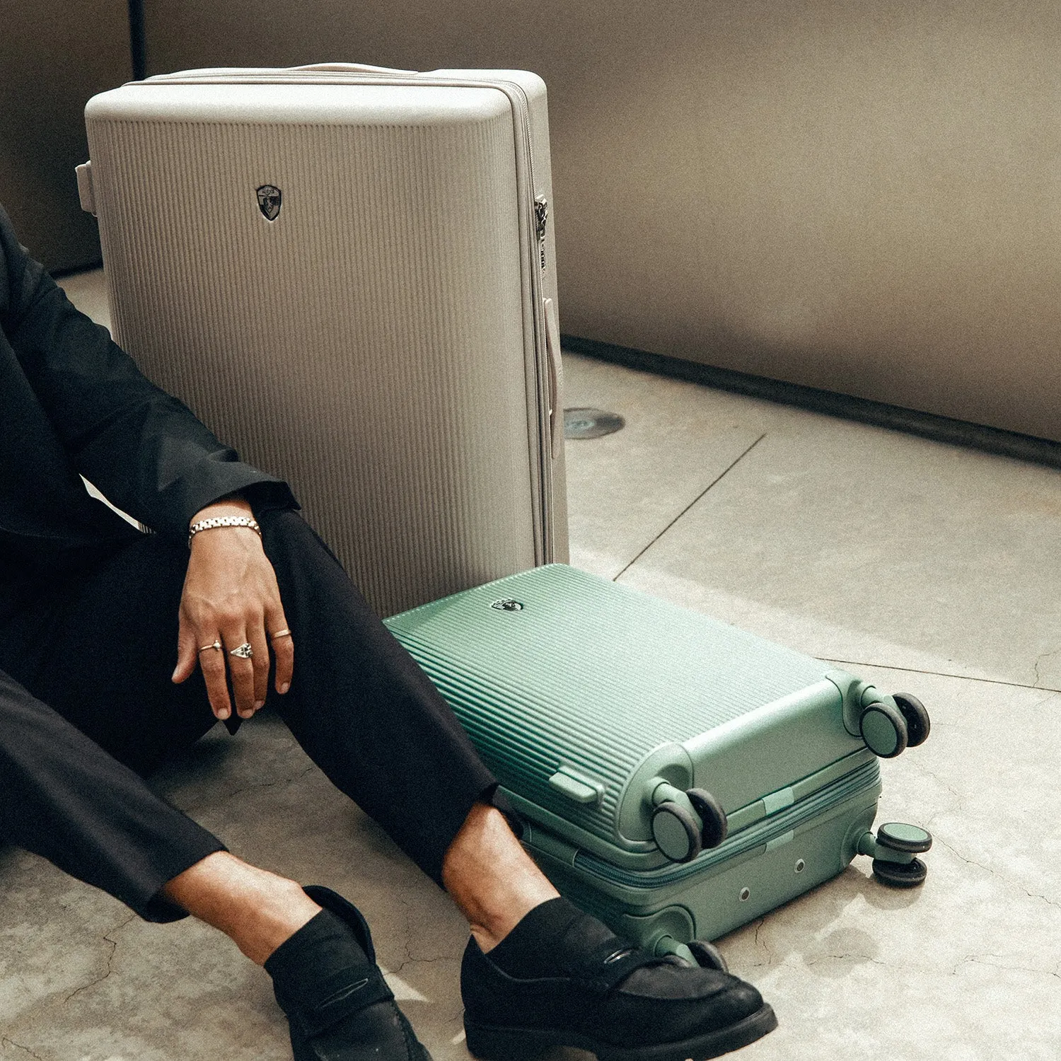 Earth Tones 30 Inch Luggage