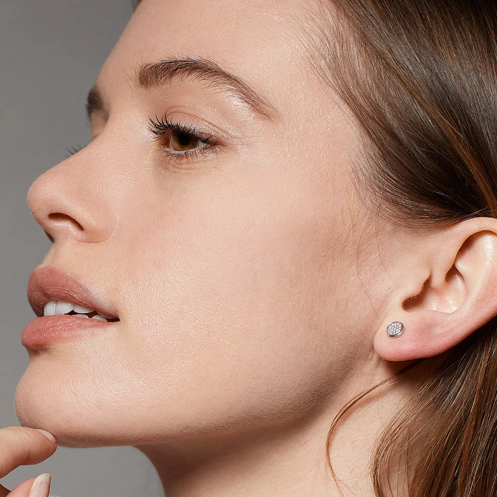 Kit Heath Revival Eclipse Lux CZ Round Stud Earrings