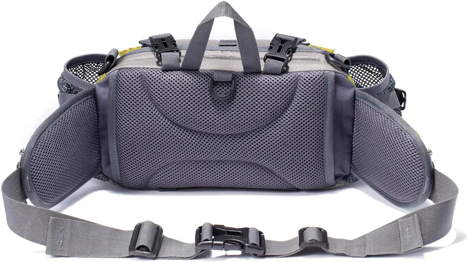 Outdoor Lumbar Pack with Dual Water Bottle Holders for Hiking and Fishing