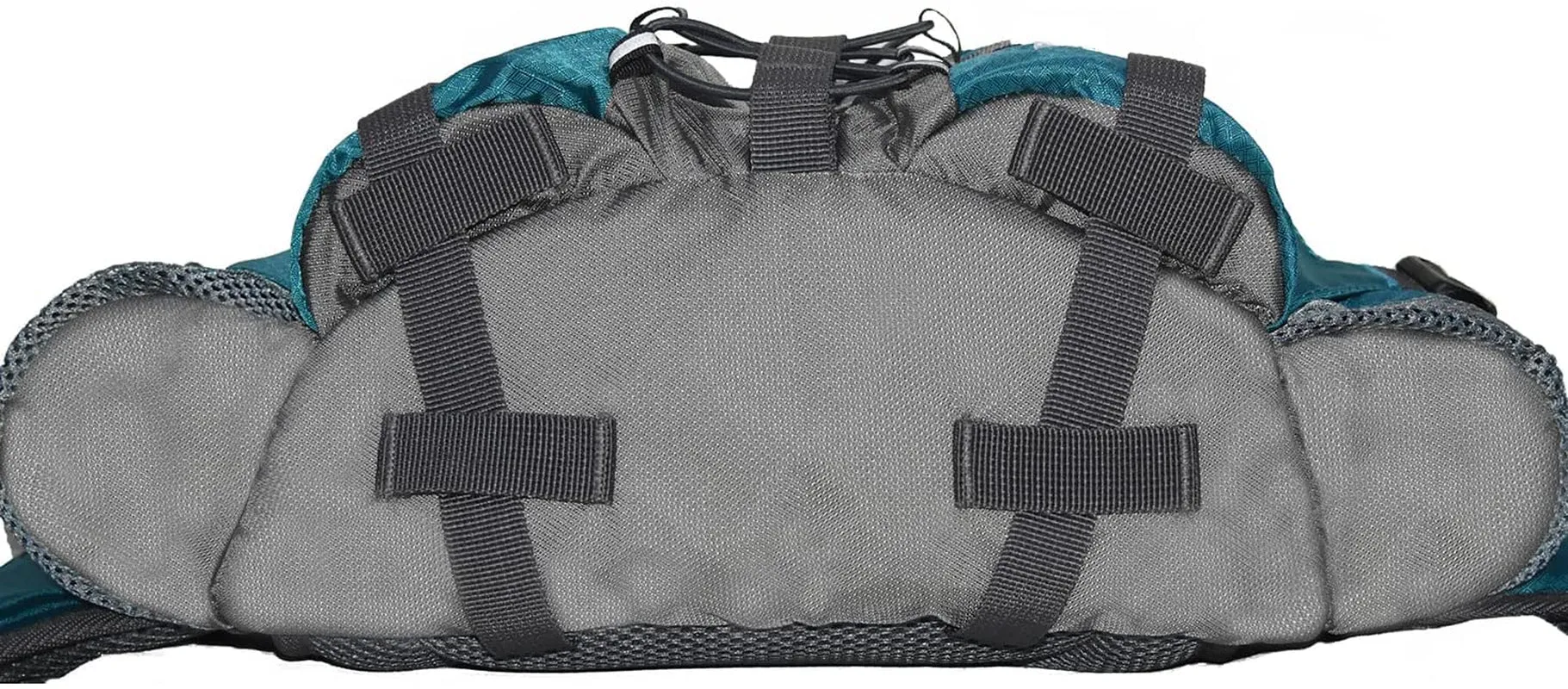 Outdoor Lumbar Pack with Dual Water Bottle Holders for Hiking and Fishing