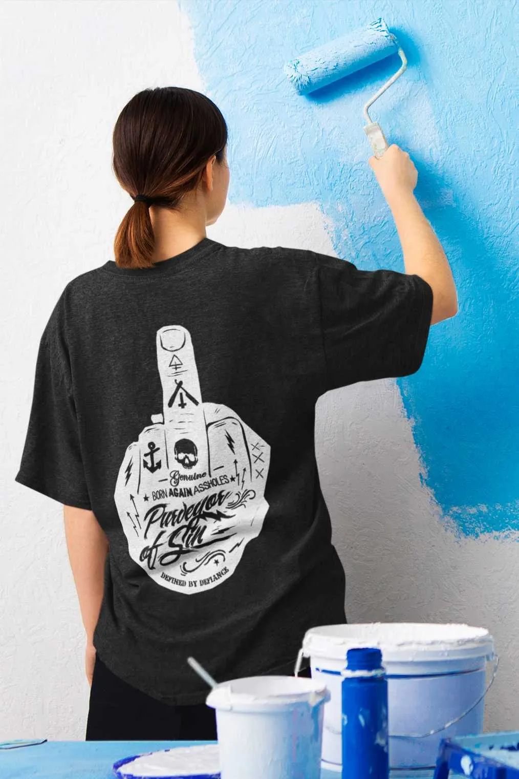 Purveyor of Sin - Gym Oversized T Shirt